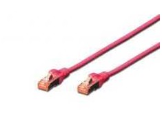 DIGITUS SFTP LAN cable, patch 6 cat, 3.0m, magenta, 2xRJ45, DK-1644-030/MG