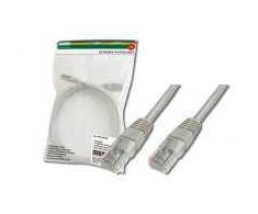 DIGITUS UTP LAN laidas, pleistras, 1,5m, pilkas, 2xRJ45, DK-1511-015