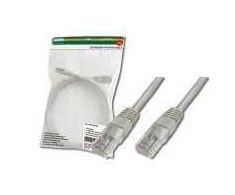 DIGITUS UTP LAN laidas, pleistras, 1,5m, pilkas, 2xRJ45, DK-1511-015