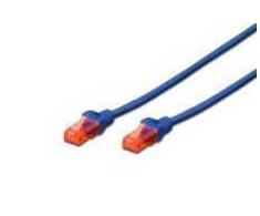 DIGITUS UTP LAN cable, patch 6 cat, 2.0m, mėlynas, 2xRJ45, DK-1614-020/B