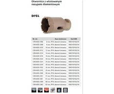 Drel KORONA M14 GRĄŽAS SU 10mm DEIMANTINIU PAPLŪDIMU