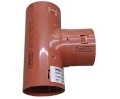 Drenažo vamzdžių trišakis Wavin, Ø 80/80 mm x 90°