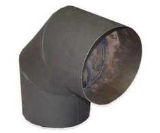 Dūmtraukių alkūnė ABX, 200 mm, 1.5 mm, 90°