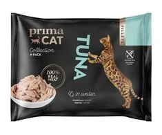 ĖDAL KONS KATĖMS PRIMACAT TUNAS 4X50G