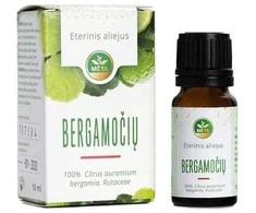 Eterinis bergamočių aliejus MĖTA, 10 ml