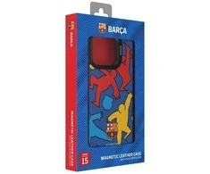 Ocpc „FC Barcelona“ dėklas, skirtas „iPhone 15 Pro Max“, magnetinis dėklas, „MagSafe“ OFCBMCIP15PMSP SP