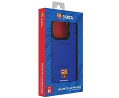 Ocpc „FC Barcelona“ dėklas, skirtas „iPhone 16 Pro Max“, magnetinis dėklas „MagSafe“ OFCBMCIP16PMBL, specialusis leidimas BL