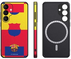 Ocpc FC Barcelona dėklas, skirtas Samsung Galaxy S25 Plus, magnetinis dėklas, MagSafe OCFCBMCS25PMF MF