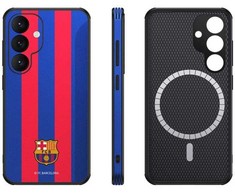 Ocpc FC Barcelona dėklas, skirtas Samsung Galaxy S25, magnetinis dėklas, MagSafe OCFCBMCS25BG BG