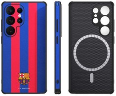 Ocpc „FC Barcelona“ dėklas, skirtas „Samsung Galaxy S25“, magnetinis dėklas „MagSafe OCFCBMCS25USE SE“