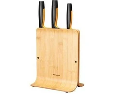Fiskars Functional Form bambukinis peilių dėklas 3 peiliams, 1057553