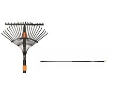 FISKARS UNIVERSALUS GRĖBĖLIS + GRĖBĖLIS VENTILIACIJA + QUIKFIT RANKENA