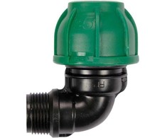 FLO alkūnė PE VAMZDŽIAMS 90 laipsnių. GZ 25mm x 3/4`` VANDENS ĮRENGINIAI