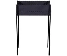 Dm_Grill Grilis DM Grilis, juoda, 27 cm