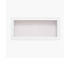 Grotelės židiniui HEARTH, baltos, 170 x 370 mm