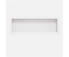 Grotelės židiniui HEARTH, baltos, 170 x 490 mm