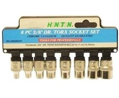 Wektory HONITON LIZDAI 8 vnt. 3/8" TORX 3008