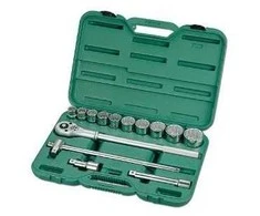 HONITON Rinkinys KLUCZY 14 ELEMENTÓW 3/4" NASADKI 12-KĄTNE 6214