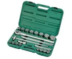 HONITON Rinkinys KLUCZY 21 ELEMENTÓW 3/4" NASADKI 12-KĄTNE 6221