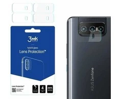 HYBRID GLASS 3MK FLEXIBLE GLASS LENS ASUS ZENFON 8 FLIP 5G CAMERA 4 PCS.