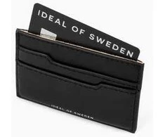 Ideal of Sweden Ezra Card Eagle Juodas magnetinis kortelių dėklas