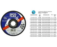 Inco Flex INCOFLEX METALŲ ŠLIFIMO DISKAS 230 x 6,0 x 22,2 mm IŠGAUTAS