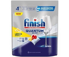 Indaplovių kapsulės FINISH QUANTUM ALL IN 1, citrinų, 35vnt.
