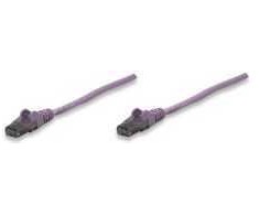INTELLINET Network Cable, Cat6, UTP RJ-45 Male / RJ-45 Male, 1.0 m, Violetinė, 393126