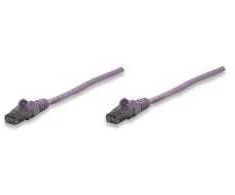 INTELLINET Network Cable, Cat6, UTP RJ-45 Male / RJ-45 Male, 1.0 m, Violetinė, 393126