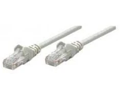 INTELLINET UTP LAN laidas, pleistras, 0,25m, pilkas, 2xRJ45, 737302