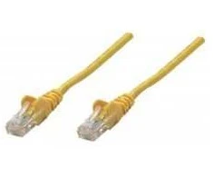 INTELLINET UTP LAN cable, patch, 0.25m, yellow, 2xRJ45, 737333