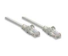 INTELLINET UTP LAN cable, patch, 0.5m, pilkas, SOHO 2xRJ45, 362214
