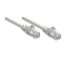 INTELLINET UTP LAN cable, patch, 0.5m, pilkas, SOHO 2xRJ45, 362214