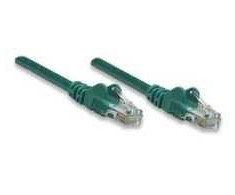 INTELLINET UTP LAN cable, patch, 0.5m, žalias, 2xRJ45, 329477, 325912, 318167
