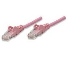 INTELLINET UTP LAN cable, patch, 2.0m, pink, 2xRJ45, 453080