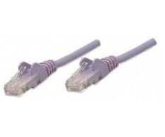 INTELLINET UTP LAN cable, patch, 2.0m, violetinė, 2xRJ45, 453479