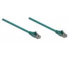 INTELLINET UTP LAN Cat6, cable, patch, 0.5m, žalias, 342469