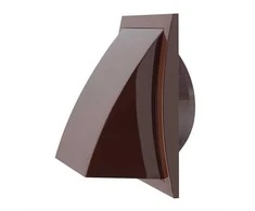 Išorinės ventiliacijos grotelės EUROPLAST ND12FVB, rudos
