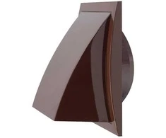 Išorinės ventiliacijos grotelės EUROPLAST ND10FVB, rudos