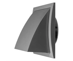 Išorinės ventiliacijos grotelės EUROPLAST ND12FVP, pilkos