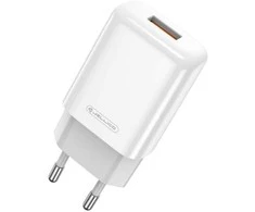 Įkroviklis Jellico EU01 2.4A USB-A baltas