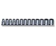 Grąžtas JONNESWAY KOMPLET NASADEK 13 vnt.(1/2" 12-KAT) 10-24mm S05H4113S