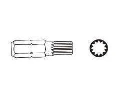 JONNESWAY KOŃCÓWKA SPLINE M14 x 30mm 6-kąt. 10mm