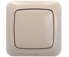 Jungiklis LIREGUS ALFA, smėlio spalvos, IP44
