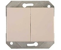 Jungiklis VILMA XP500, 2 klav., baltos spalvos, IP44