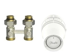 Danfoss Jutiklio rinkinys 015G5324, M30x1.5, RLV-KB, 1/2", tiesus