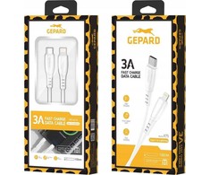 Kabelis GEPARD USB-C - Žaibas