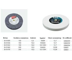 Makita Galandimo diskas 150x6,4x12,7mm A60M B-51895