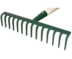 KARD UNIVERSALUS GRĖBĖLIS 14 DANTŲ PLOKŠČIAS SIJAS SU VELENU 130cm
