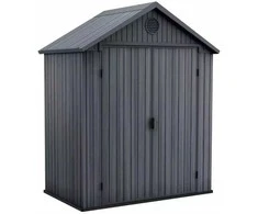 Keter sodo namelis Darwin 6x4, pilkos spalvos, 190 x 121 x 221 cm